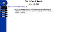 Desktop Screenshot of northsouthfoods.com